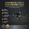 Dron doble cámara 4K + maletín