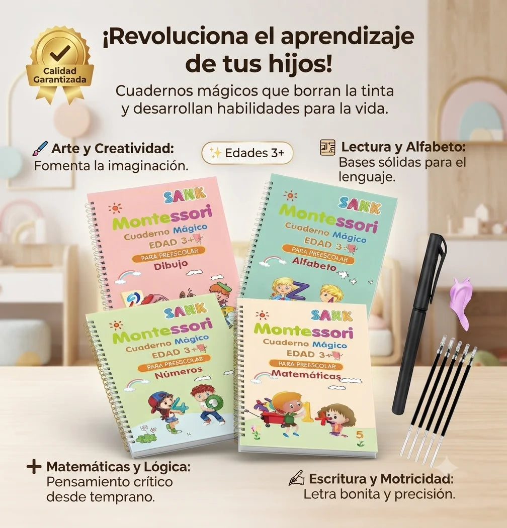LIBROS CALIGRAFIA ESPAÑOL + CAJA