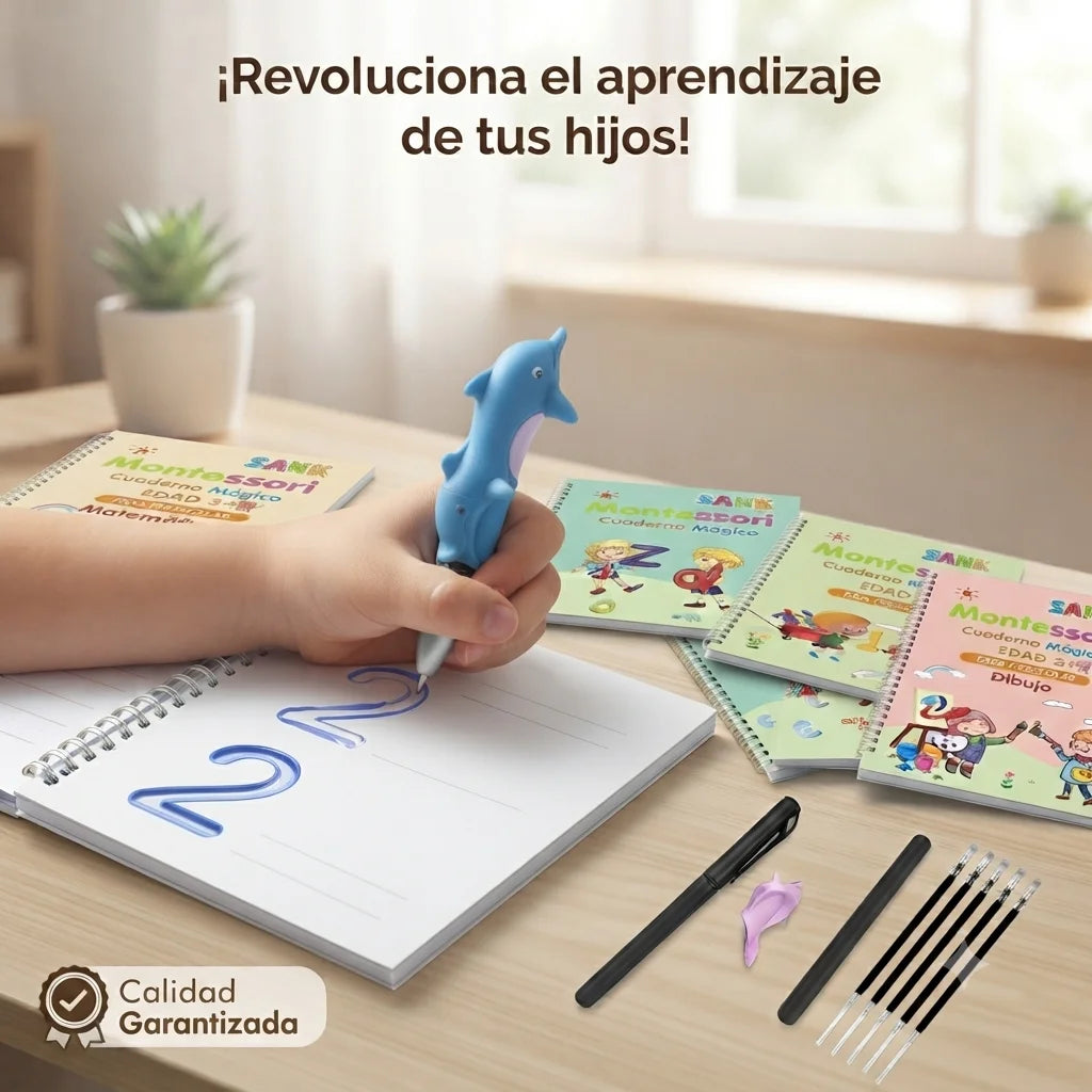 LIBROS CALIGRAFIA ESPAÑOL + CAJA