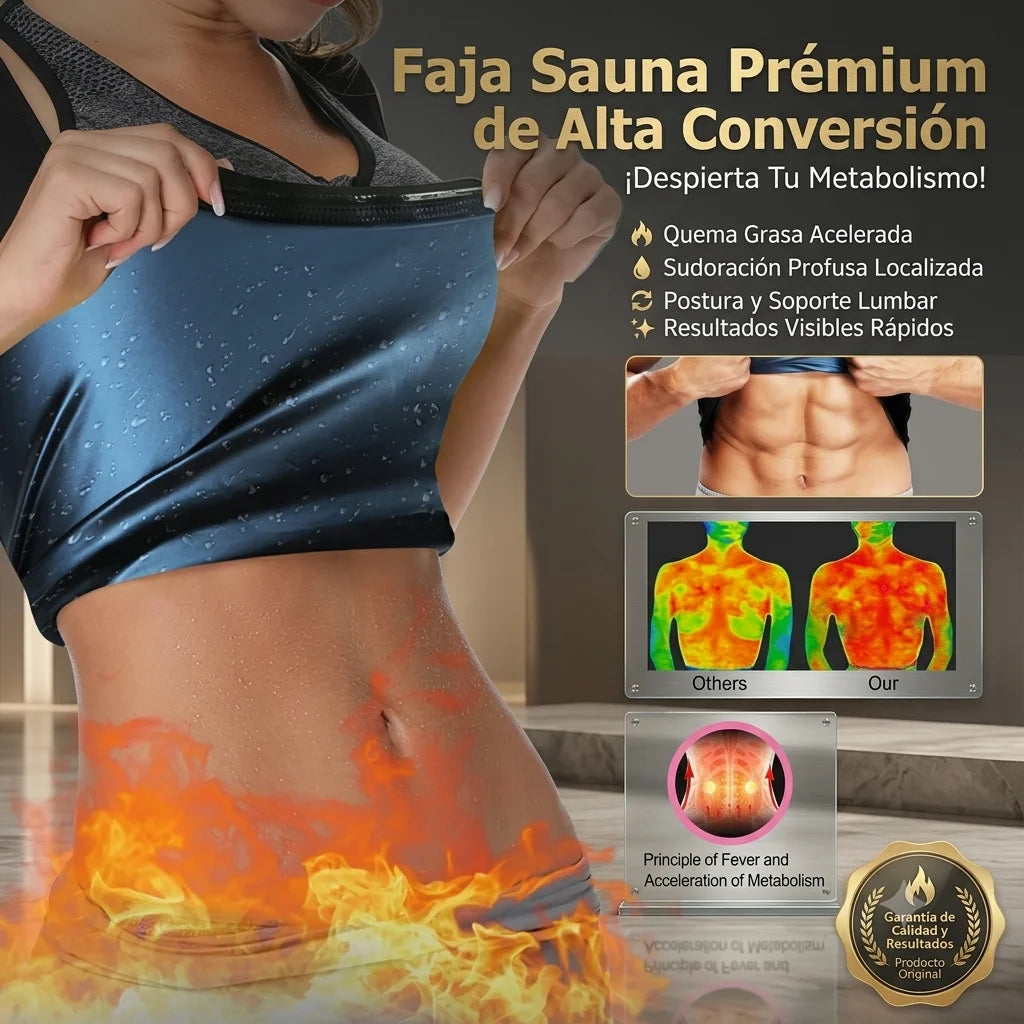 Faja Sauna Chaleco Reductor