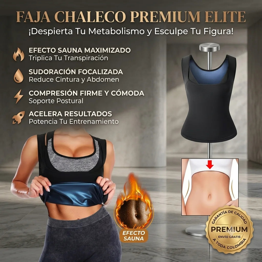 Faja Sauna Chaleco Reductor